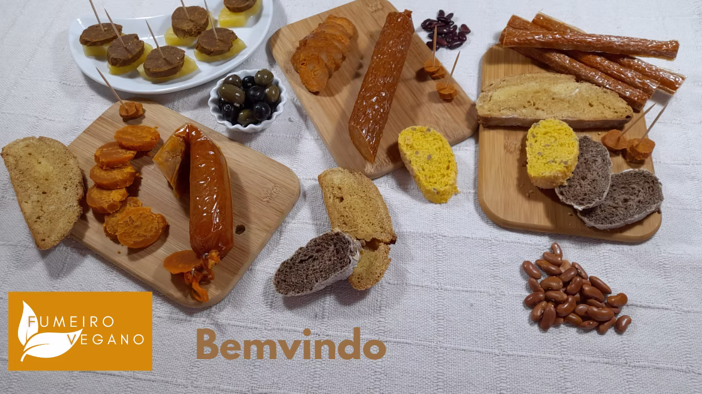 display of cured meats on a wooden board
